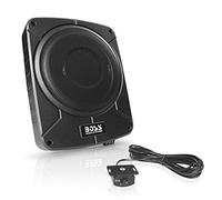 BOSS Audio BAB10 Amplified Car Subwoofer - 1200W Max Power, 10 Inch Subwoofer, Remote Control, Black, Minimalist Style, 3-Year Warranty