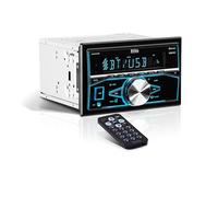 BOSS Audio Systems 820BRGB Car Stereo - Double DIN, Bluetooth, No CD DVD Player, AM/FM Radio Receiver, Multi Color Illumination, Wireless Remote Control, Aux in, USB
