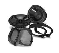 BOSS Audio Systems BHD98 Harley Davidson 6 x 9 Inch Saddlebag Speaker Kit - Fits Select 1998-2013 Road Glide and Street Glide Motorcycles, 300 Watts of Power Per Pair, Full Range, 2 Way, Sold in Pairs