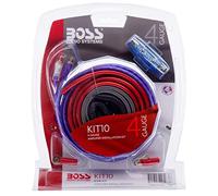BOSS Audio Systems KIT10 4 Gauge Amplifier Installation Wiring Kit - Bring Power to Your Radio, Subwoofers and Speakers
