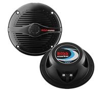 BOSS Audio Systems MR50B 5.25 inch Marine Stereo Boat Speakers - 150 Watts (pair), 2 Way, Full Range Audio, Tweeters, Coaxial, Weatherproof, Sold in Pairs
