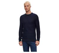 Hugo Boss , Crew Neck Sweater ,Blue male, Sizes: L, M, XL, S, 2XL