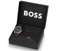 BOSS Avery Watch And Cardholder 1570188 - Man - 42 mm - Analogue - Quartz - Mineral Glass Black 18 mm