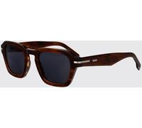 Boss Aviator Sunglasses in Acetate with Rectangular Frame - Size: 49 - male