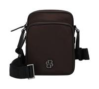BOSS Twill reporter bag with Double B monogram - Style B_Icon_NS Crossb, 50523462 Dark Brown pcs.