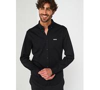 BOSS B Motion Regular Fit Shirt - Black, Black, Size S, Men Black