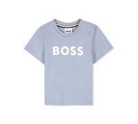 BOSS Baby Boys Logo Short Sleeve T-shirt, Light Blue, Size 9 Months Light Blue