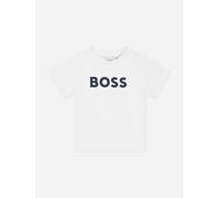 BOSS Baby Boys Logo T-Shirt in White - White - 3 Mths