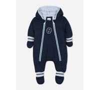 BOSS Baby Boys Monogram Snowsuit in Navy - Blue - 12 Mths