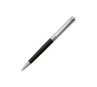 Hugo Boss HSW5804 Sophisticated Diamond Ballpoint Pen - Chrome/Black