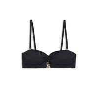 BOSS Bandeau bikini top with Double B monogram - Style BANDEAU_DOUBLE B, 50566517 Dark Blue M