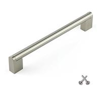 Boss Bar Kitchen Cabinet Door Handle Cupboard Drawer Bedroom Furniture Handles Brushed Steel 192mm