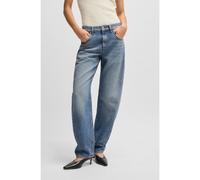 BOSS Barrel-leg jeans in blue rigid denim - Style DAELYA, 50538602 Light Blue 31
