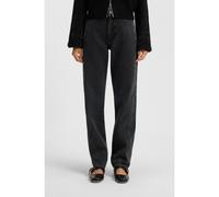 BOSS Barrel-leg jeans in grey soft-touch denim - Style DAELYA 2.0, 50542561 Dark Grey 32