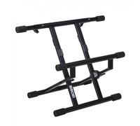 BOSS Bas-1 Adjustable Tilt-Back Amp Stand with Telescoping Support Arms for Open And Closed Back Guitar Combo Amplifiers. Folds Flat for Storage And Portability.