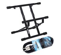 BOSS BAS-1 Amp Stand Amplifier Tripod + Keepdrum Jack Cable