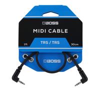 BOSS BCC-1-3535 - 1ft / 30cm - Space-saving 3.5mm TRS MIDI Cable - pro