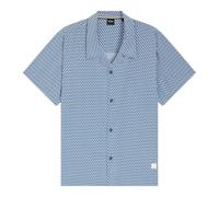 Boss Beach Shirt - Blue Jacquard - X-Large