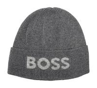 BOSS Beanie Elios Hat Silver Light Grey