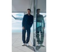 BOSS BECKHAM x BOSS leather trainers with suede trims - Style Zarek_Tenn_sddr_DB, 50549408 White 6