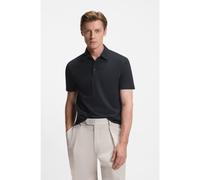 BOSS BECKHAM x BOSS polo shirt in cotton and silk - Style Parris 37_DB, 50554093 Dark Blue XXL