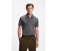BOSS BECKHAM x BOSS polo shirt in cotton and silk - Style Parris 37_DB, 50554093 Grey XXL