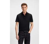BOSS BECKHAM x BOSS polo shirt in cotton and silk - Style Parris 7_DB, 50549254 Black XL