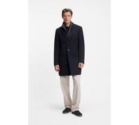 BOSS BECKHAM x BOSS slim-fit coat in wool and cashmere - Style SB-Coat-254_DB, 50554924 Dark Blue 34R