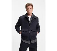 BOSS BECKHAM x BOSS zip jacket in wool and cashmere - Style Cinsun_DB, 50555817 Dark Blue 38R