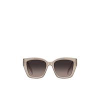 BOSS beige-acetate sunglasses with double B monogram - Neutrals 54