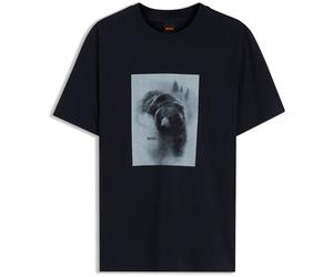 Boss Being 10277382 Orange Short Sleeve T-shirt