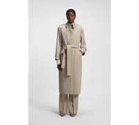BOSS Belted trench coat in virgin wool - Style Ciolet, 50543198 Light Beige 8