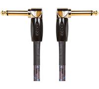 BOSS Bic-Pc Triple Pack Patch/Pedal, Guitar, Bass And Instrument Cable. Angled 1/4-Inch Connectors, 3 X 6 In/15 Cm Length