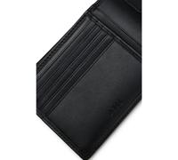 BOSS Bifold wallet in grained leather with embossed logo - Style Asolo, 50470459 Black pcs.