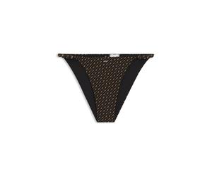 BOSS Bikini bottoms with monogram jacquard - Style BRIEF_BOSS PEARL, 50561379 Black Patterned M