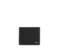 BOSS Billfold wallet in monogram-pattern recycled leather - Style Northon_M_4cc Coin, 50573510 Black pcs.