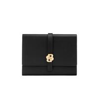 BOSS Black A5 conference folder with Double B monogram closure - Style Folder A5 Double B Black & Gold, 58478970 Black pcs.