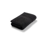 BOSS Black cotton bath towel with embroidered logo - Style LOFT BlackN Bath towel 070140, BTOW-1013284 Black ONESI