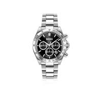 BOSS Black-dial chronograph watch with steel bracelet - Style HERO 2.0, 58564950 Silver tone pcs.