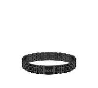 BOSS Black-steel cuff with magnetic logo closure - Style OWAN, HB1580646 Black pcs.