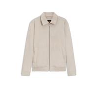 BOSS Blouson jacket in soft suede - Style Josurf, 50556949 Light Grey 48R