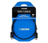Boss BMIDI-PB3 MIDI Cable with Adjustable Straight/Angle DIN Connector - 3ft