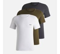 BOSS Bodywear 3 Pack Classic Lounge Cotton-Jersey T-Shirts