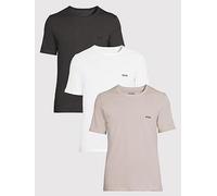 BOSS Bodywear 3 Pack Classic T-Shirt, Multi, Size S, Men Print