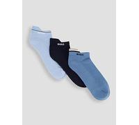 BOSS Bodywear 3 Pack Icon Trainer Socks, Assorted, Size 5.5-8, Men Assorted