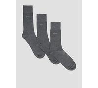 BOSS Mens 3P RS Uni CC Three-pack of cotton-blend socks in a regular length