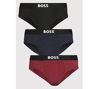 BOSS Bodywear 3 Pack One Design Briefs - Multi, Multi, Size M, Men Print