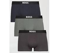 BOSS Bodywear 3 Pack One Trunks - Multi, Multi, Size L, Men Print