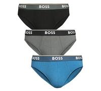 BOSS Bodywear 3 Pack Power Briefs, Multi, Size S, Men Print