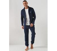 BOSS Bodywear 365 Long Lounge Pyjama Set, Dark Blue, Size L, Men Dark Blue
